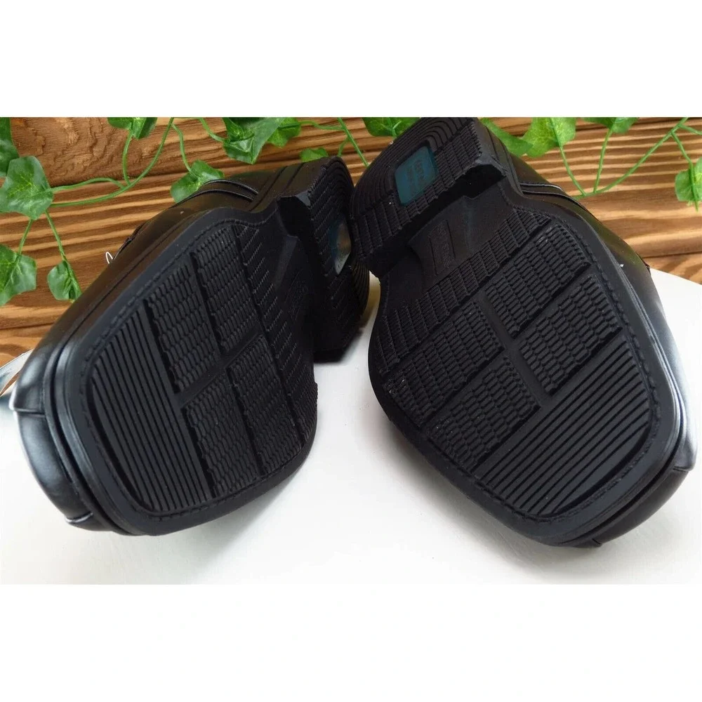 Soft Stags Shoes Sz‎ 9 W Black Derby Oxfords Leather Men Cole